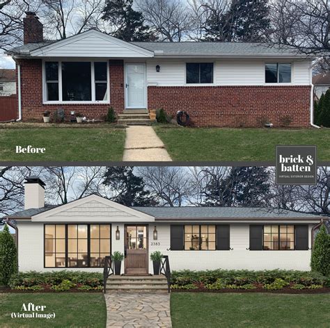 Classic Examples Of Curb Appeal Painted Brick House Vrogue Co