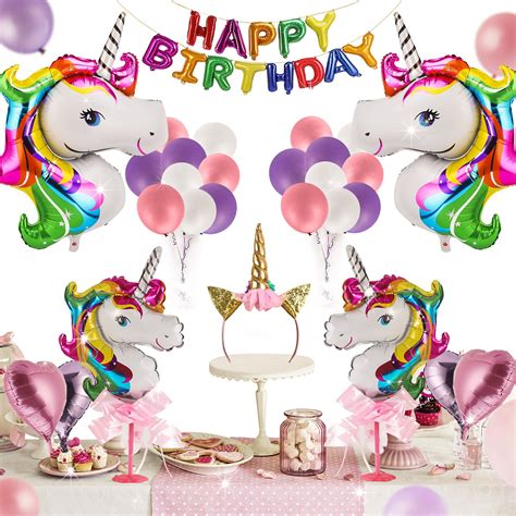 Unicorn Party Supplies For Birthday Party Party Decorations For Kids 1