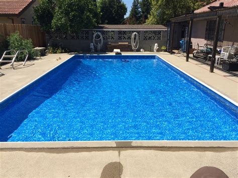 16x32 Inground Reline In Yuba City Ca — Above The Rest Pools Inc
