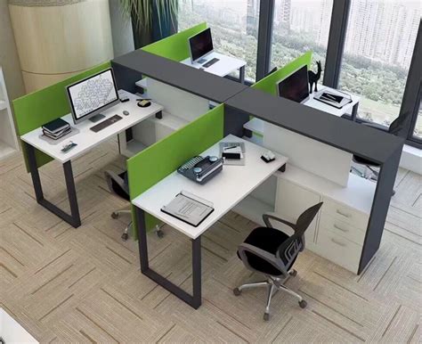 Hot Selling New Design Office Work Station For 4 Person China Hot