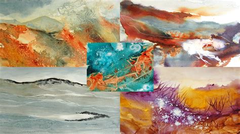 Abstract Landscapes In Watercolor Jean Lurssen Watercolors