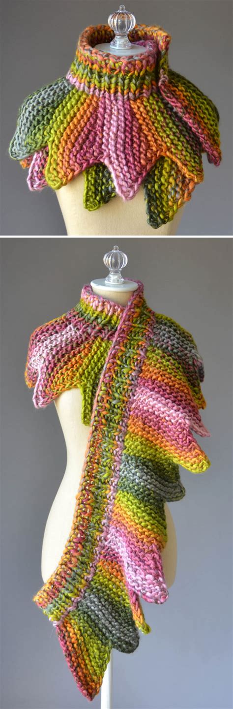 The side line scarf is very easy to knit for a beginner knitter! Pin on căciuli și palarii