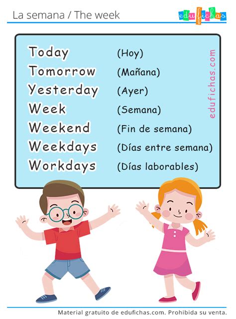 Fichas De Los Días De La Semana En Inglés Fichas De Primaria