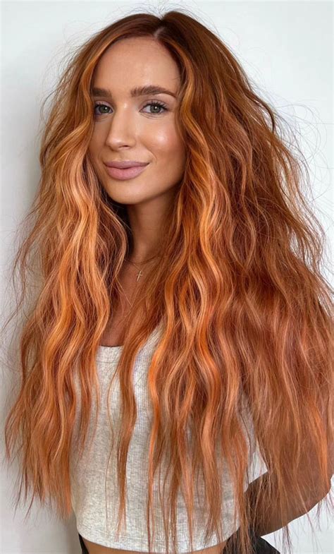 50 Fall Hair Colour Ideas For A Cozy Season Pumpkin Spice