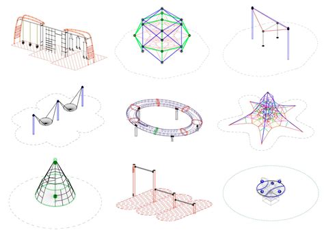 15 Cad Blocks And Files For Playground Equipment Archdaily