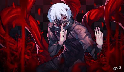 Wallpaper Anime Red Mask Kaneki Ken Tokyo Ghoul Demon Comics
