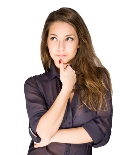 Deep Thinking Woman Png Free Download Png All Png All