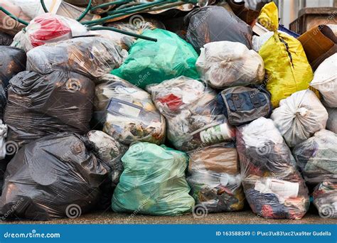 Mountain Of Trash Stock Image Image Of Huge Consumer 163588349