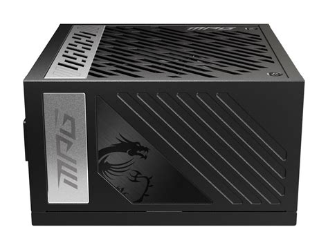 Msi Mpg A850g Pcie 50 80 Gold Full Modular Gaming Psu 12vhpwr