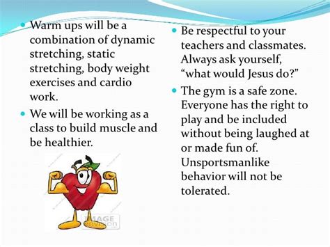 Physical Education Rules