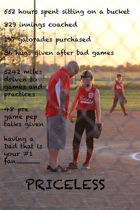 father and daughter softball team pep talks sports photography softball coach