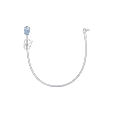 Mic Key Bolus Extension Set With Cath Tip Secure Lok Right Angle