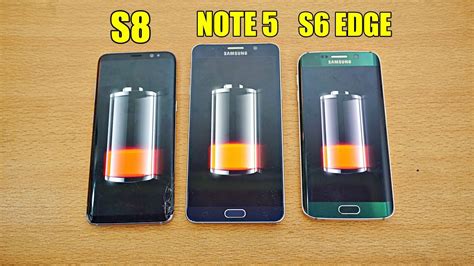 That's going to be the question we'll so how do they differ? Samsung Galaxy S8 vs Note 5 vs S6 Edge - Battery Drain ...