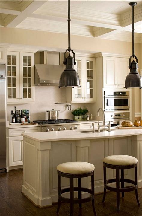 White painted cabinets can make a smaller kitchen appear larger just like painting the walls a lighter color can do. 80+ BEST Simple And Elegant Cream Colored Kitchen ...