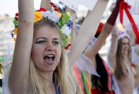 The Quirky Globe Topless Protesters In Ukraine Slam Win A Wife