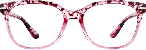 pink square glasses 2010017 zenni optical