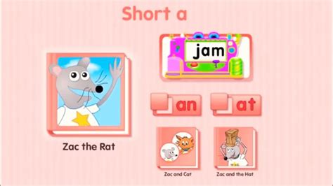 Starfall Learn To Read Part I Short Vowel “a” Zac The Rat Youtube