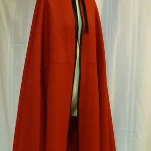 Custom Museum Reproduction Th Century Hand Sewn Red Wool Etsy