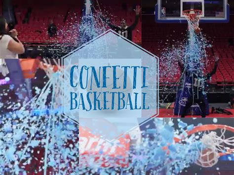 Confetti Basketball Gender Reveal Perfect For Indoor And Outdoor Gender Reveals ♀ ♂ Ships Same