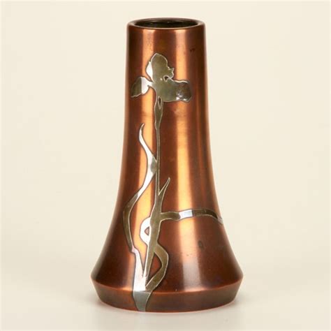 Arts And Crafts Metalwork Heintz Vase