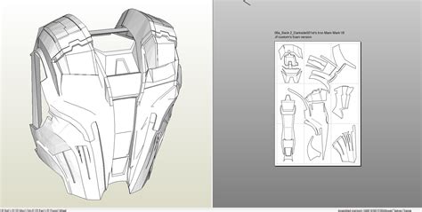 It appears in the film, captain america: Foamcraft .pdo file template for Iron Man - Mark 7 Full ...