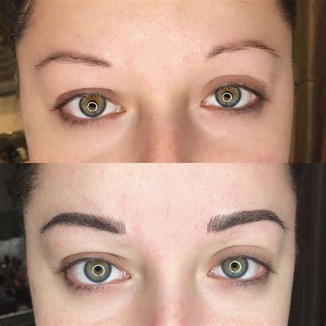 Before And After Microblading Microblading Eyebrows Microblading