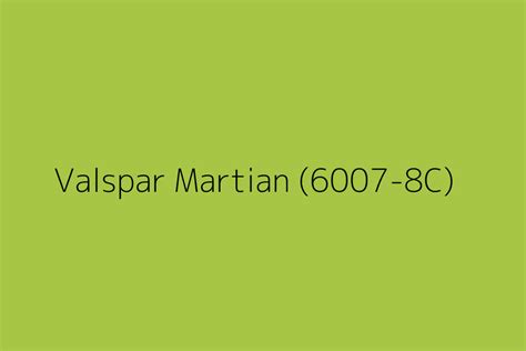 Valspar Martian 6007 8c Color Hex Code