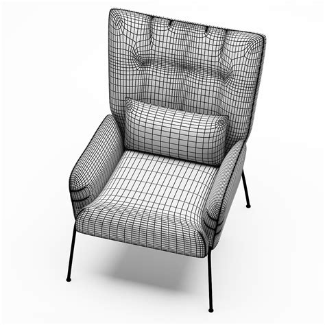 3d Armchair Chair Model Turbosquid 1675209