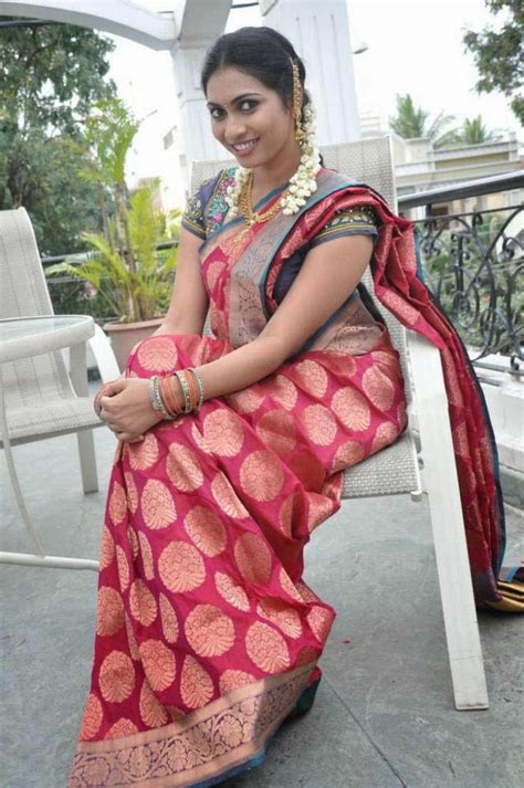 South Actress Siri Sri Saree Photos Tolly Cinemaa Gallery