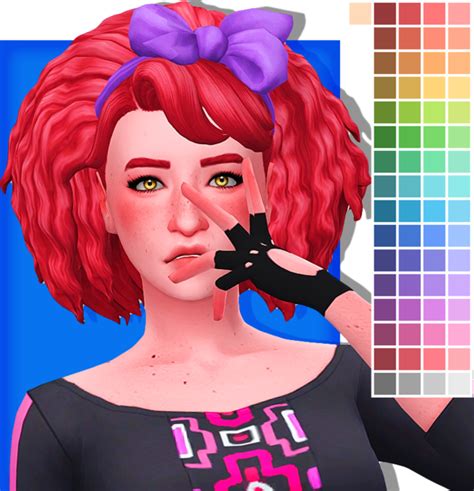Sims 4 Cc Finds ♥ — Sanguineslush Cooper322 80s Punk Hair