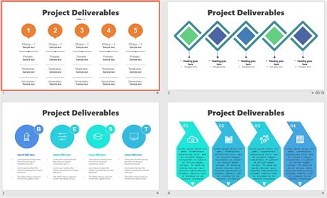 10 Project Management Infographic Templates Project Deliverables