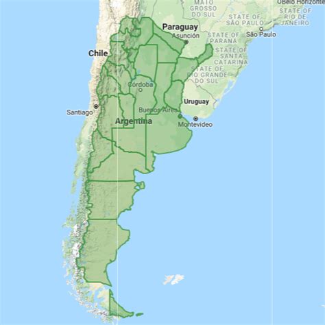 Geopuzzle Geographical Game Of Argentina