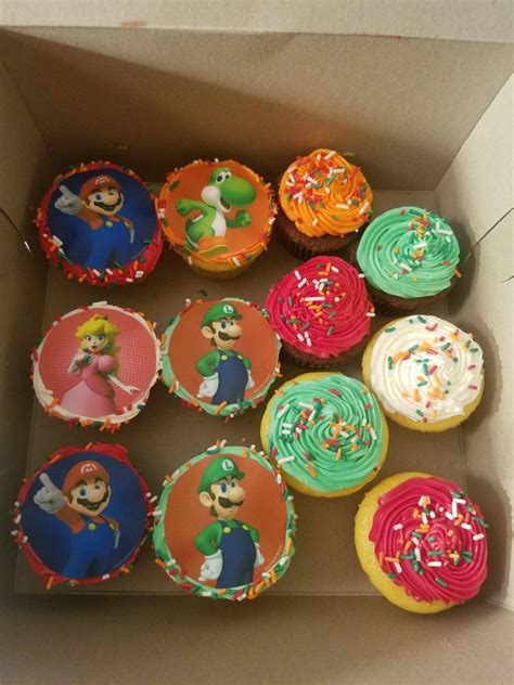 Be sure to check out all of our super mario party ideas. Mario brothers cupcakes | How to make cake, Cake pops, Sugar cookie