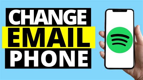 How To Change Your Spotify Email Address On Mobile Phone Iphone