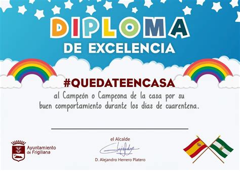 El Ayuntamiento De Frigiliana Recompensa A Los Niños Con Un Diploma De