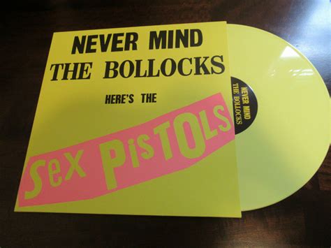 Sex Pistols Never Mind The Bollocks Yellow Color Vinyl Lp