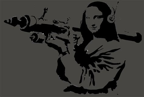 Mona Lisa Gotta Gun Poster Aesthetic Painting By Alex Mohammed Pixels