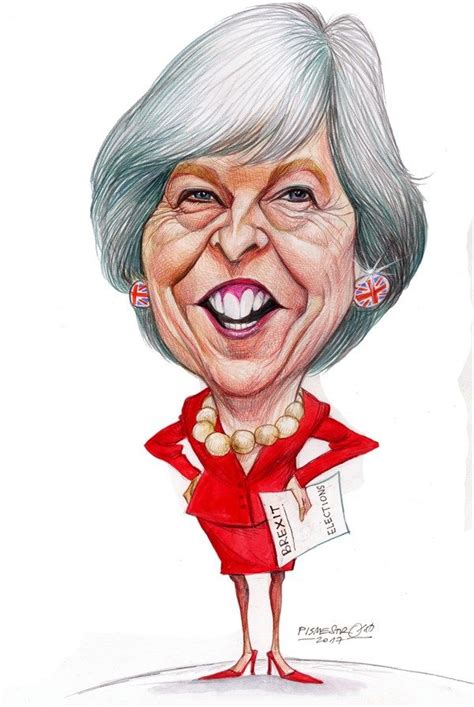 Her tenure in office was dominated by her attempt to oversee brexit, the british exit from the. Theresa May | Political caricature, Caricature, Celebrity ...