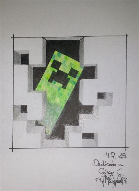 Misdibujostm31 Minecraft Creeper
