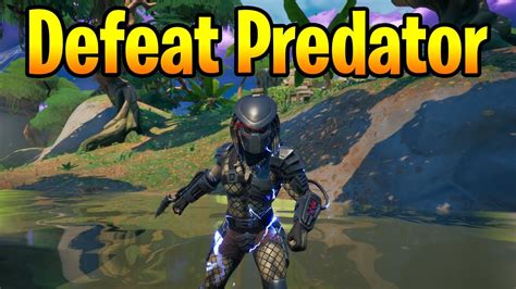 Defeat Predator Fortnite Challenge Guide Youtube