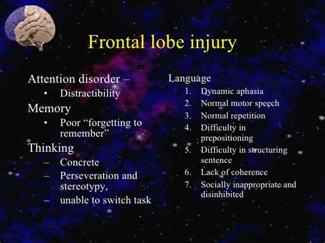 Stroke Signs And Symptoms Frontal Lobe