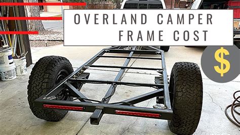 Diy Overland Camper Trailer Build Frame Part 10 4x8 Off Road Frame