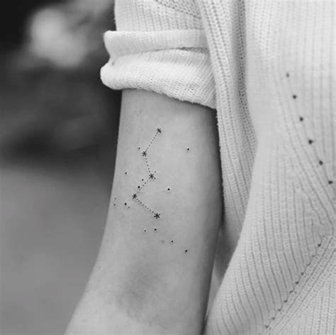30 Cosmic Constellation Tattoos Straight From The Sky Tattooblend