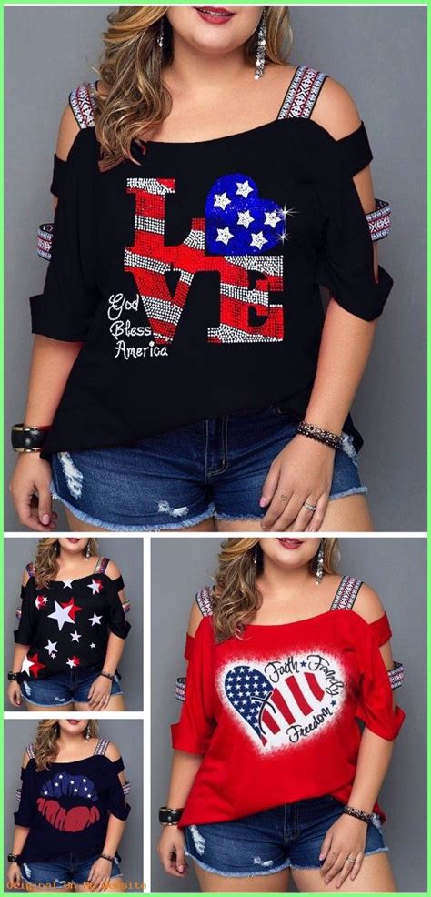 4th Of July Shirts High Quality American Flag Plus Size T Shirt For
