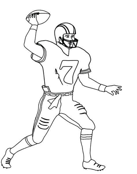 Easy Football Player Drawing Canvas Nexus