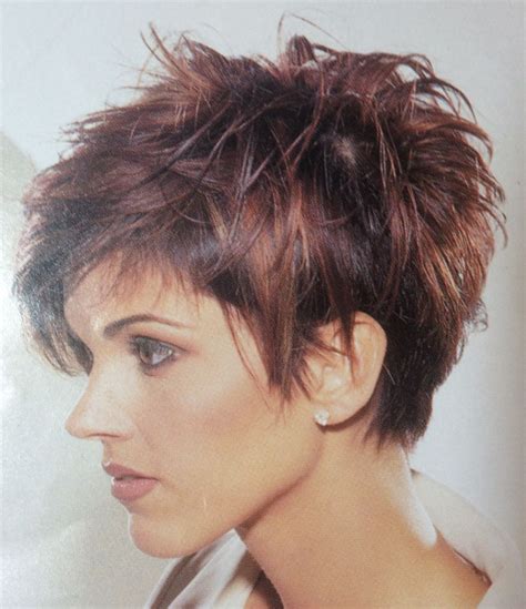 Ideas Of Black Choppy Pixie Hairstyles With Red Bangs