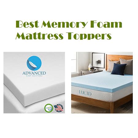 So keep reading this best memory foam mattress topper review to find the one that'll make your bed that much cozier. Top 10 Best Memory Foam Mattress Toppers in 2018 ...