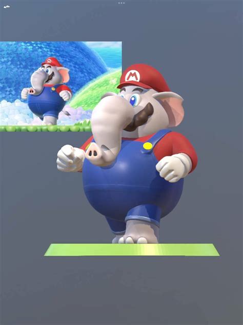 3d File Mario Elephant Mario Elephant・3d Printer Model To Download・cults