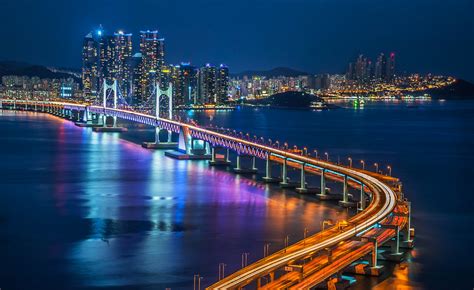 Busan Night Bridge Living Nomads Travel Tips Guides News