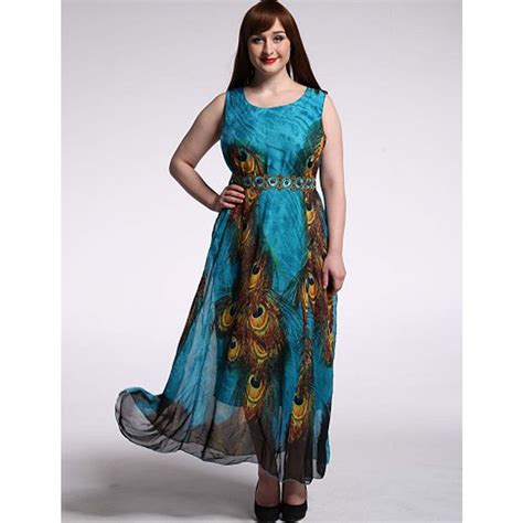 plus size peacock dress dresses images 2022
